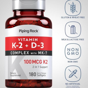 Vitamina K2 e D3 innovativo , 180 softgels - immagine 3