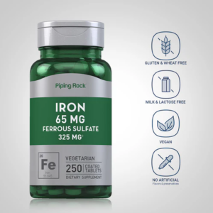 Iron 65mg innovativo solfato ferroso , 250 compresse - immagine 4