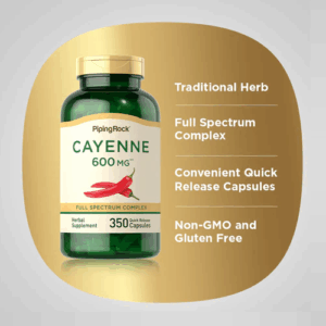 Cayenne 600mg potente , 350 capsule - immagine 4