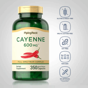 Cayenne 600mg potente , 350 capsule - immagine 5