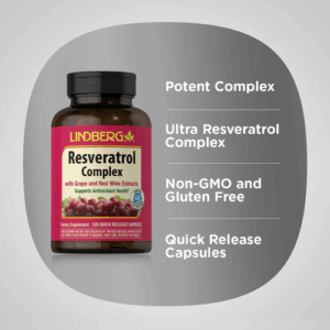 Resveratrol Complex innovativo 600mg, 120 capsule - immagine 4