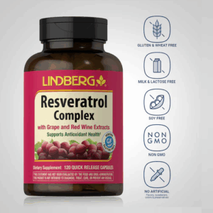 Resveratrol Complex innovativo 600mg, 120 capsule - immagine 5
