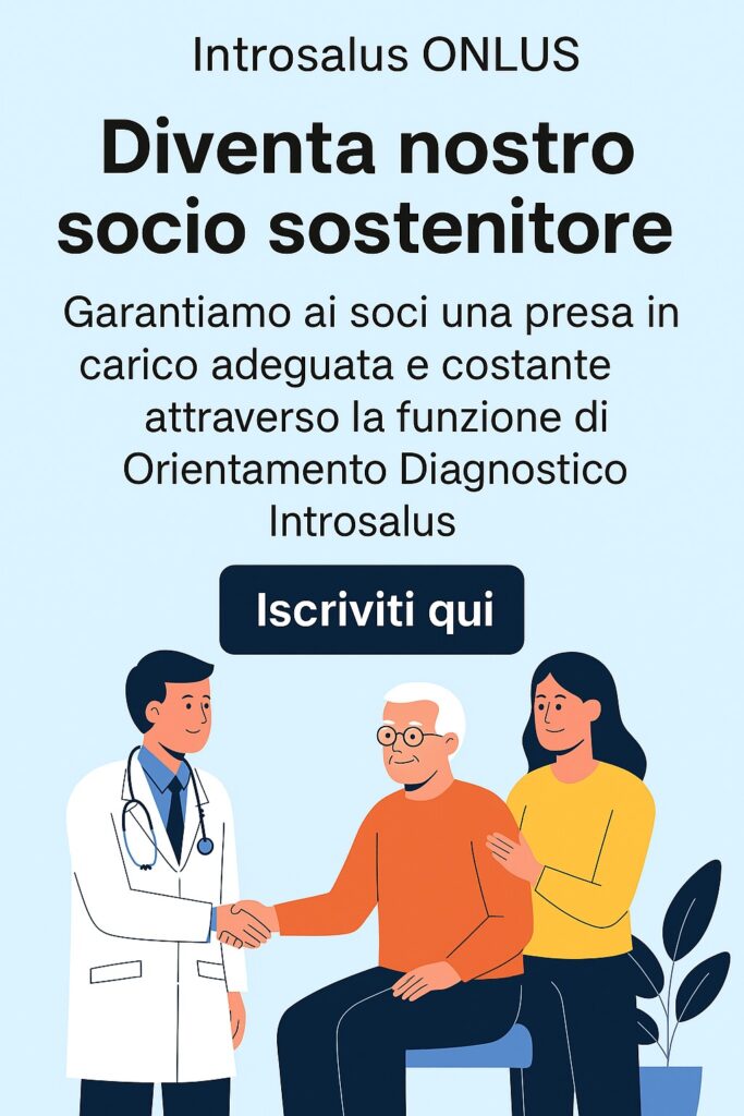Prendersi cura davvero: il modello ODI di Introsalus ONLUS 1 Orientamento Diagnostico 7