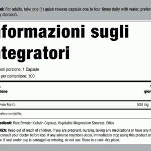 Taurina innovativo , 100 capsule - immagine 2