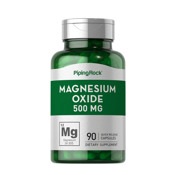ossido di magnesio 500 mg 90 capsule integratore magnesio per funzione muscolare e sistema nervoso