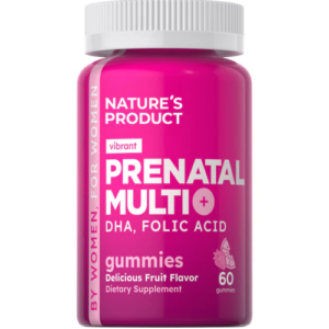 Multivitaminico prenatale con DHA + acido folico – 60 gommose
