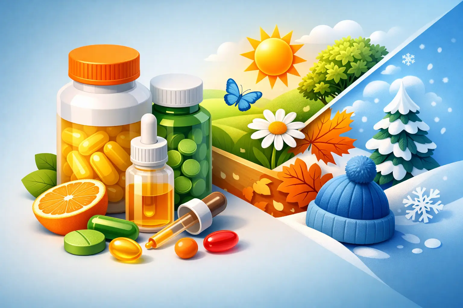 Migliori vitamine per cambio stagione: la scelta